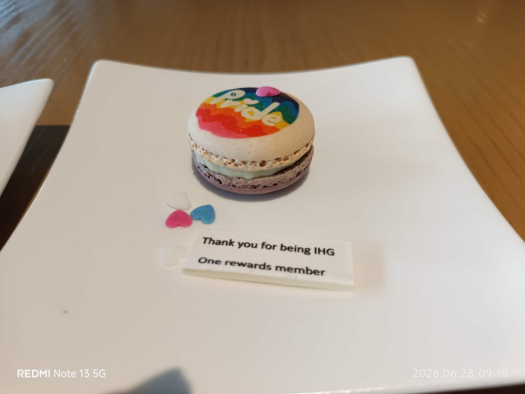 IHG One Rewards 會員專屬 Pride 馬卡龍歡迎禮